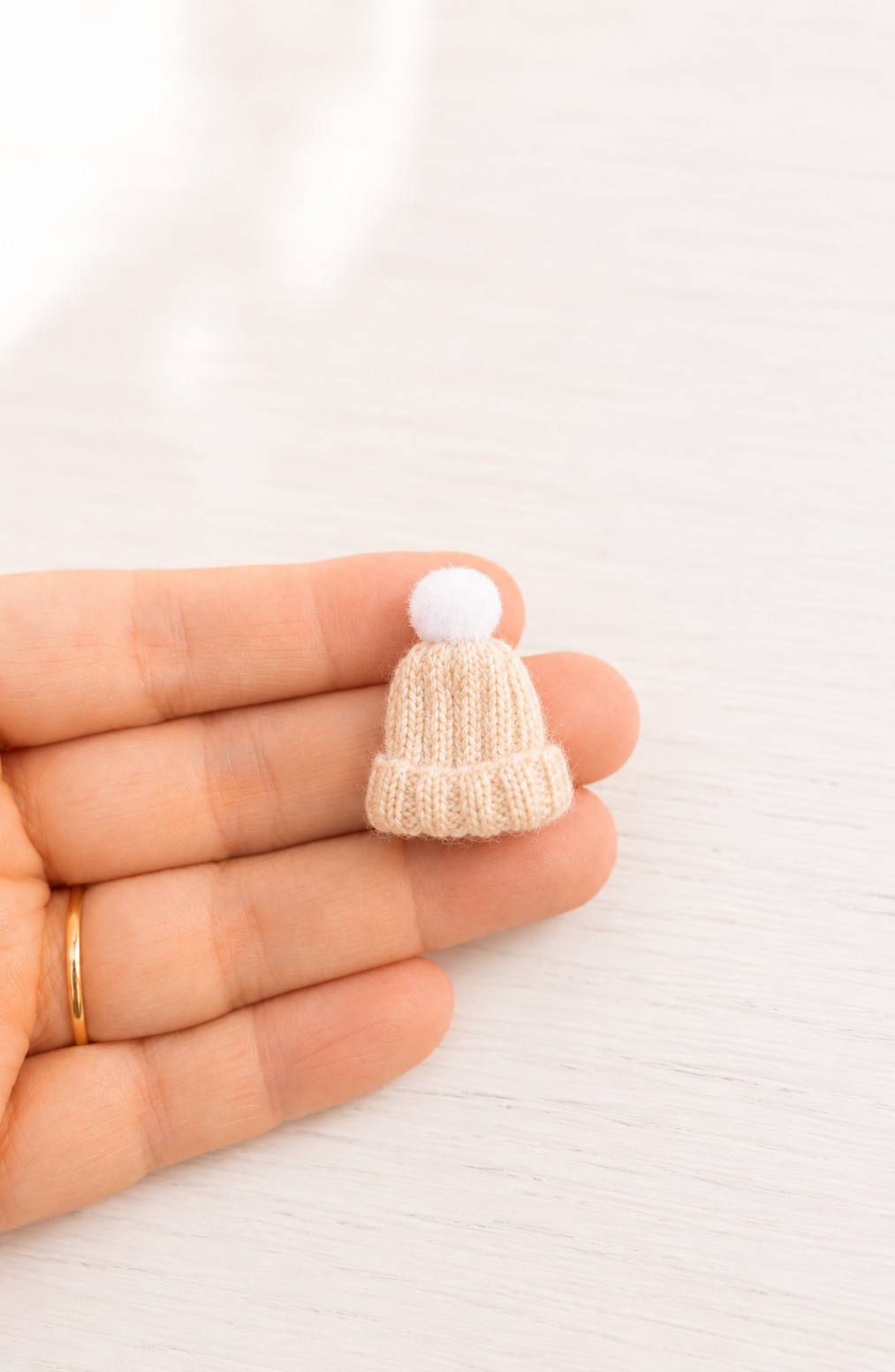 Miniature Doll Bobble Hat