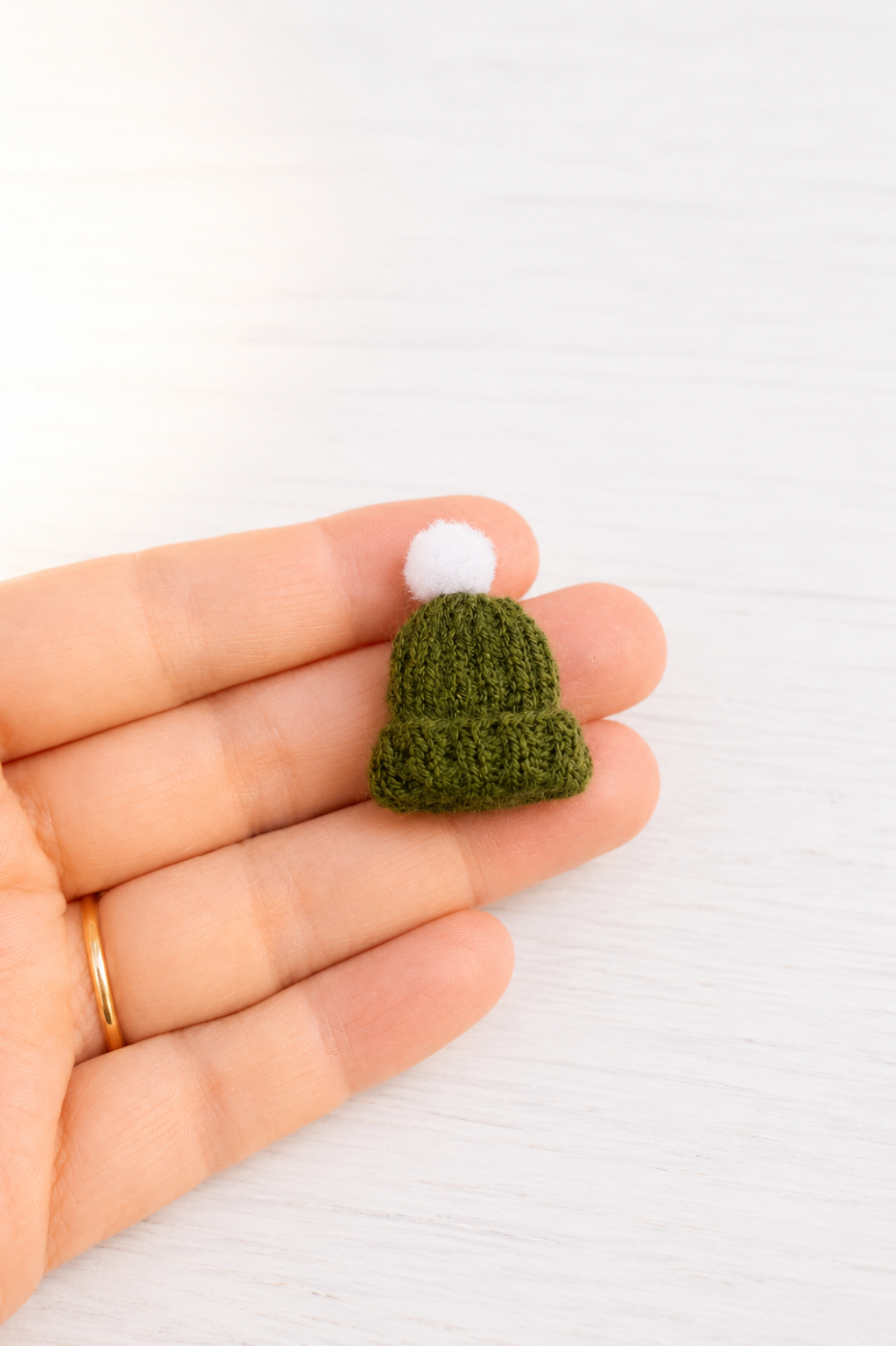 Miniature Doll Bobble Hat