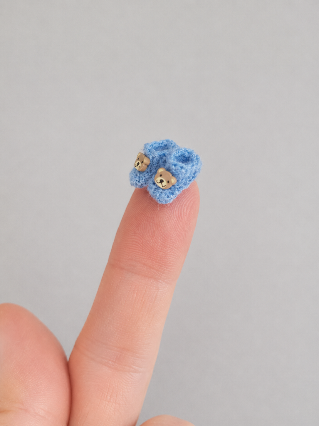 Dollhouse Miniature Baby Bootees