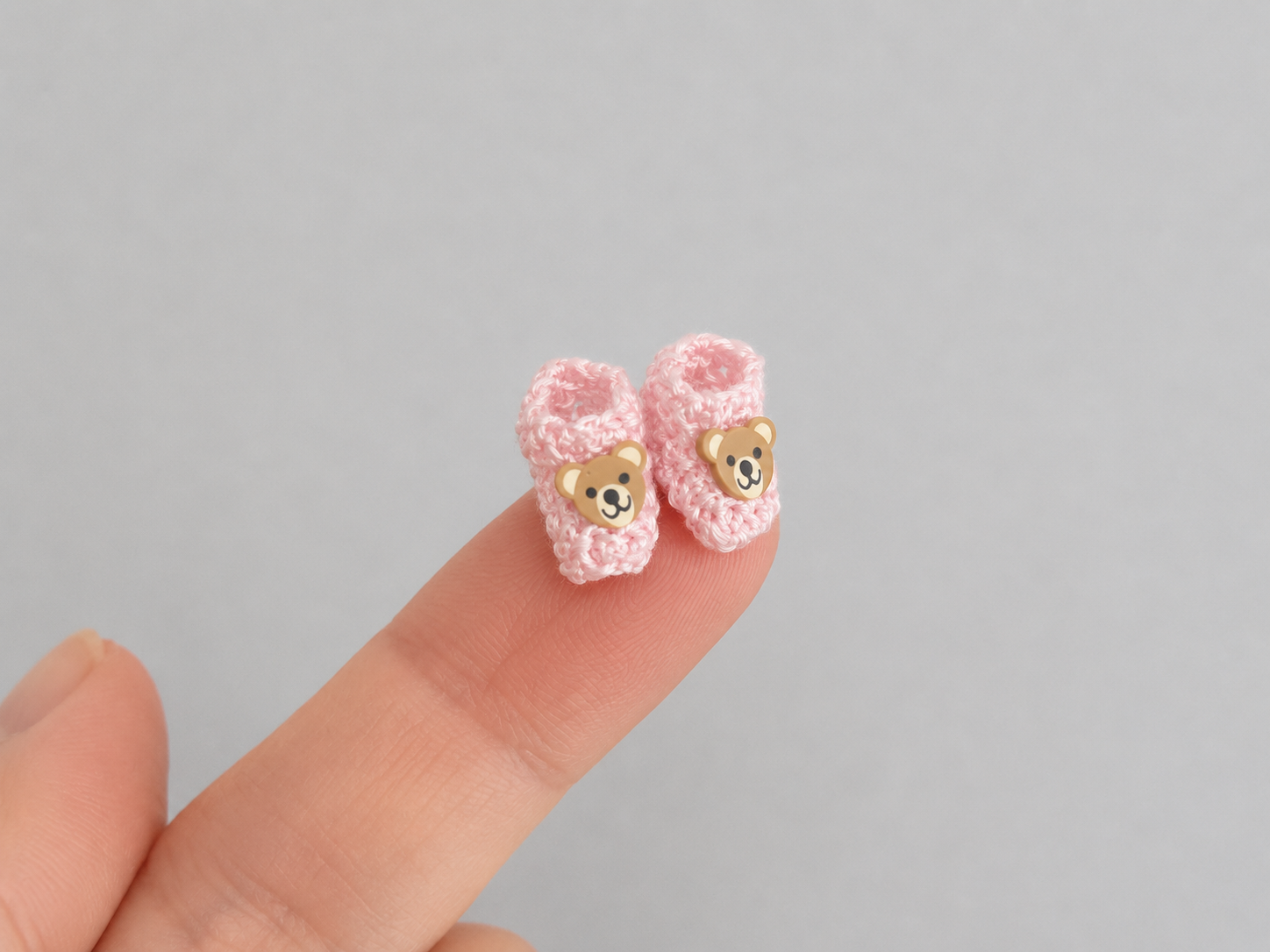 Dollhouse Miniature Baby Bootees