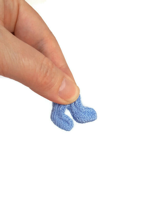 Handmade Knitted Dollhouse Miniature Wool Socks
